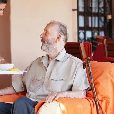 Gentleman in an arm chair